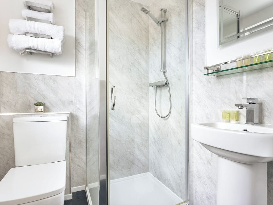 Shower room | The Old Vicarage, Ambleside