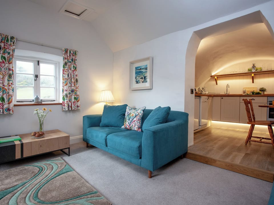 Living room | 4 Castle Cottage - Tuckenhay Mill, Bow Creek, between Dartmouth and Totnes
