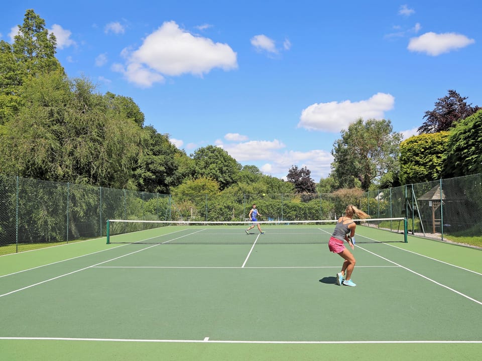 Tennis court | Tuckenhay Mill - Bow Creek, between Dartmouth and Totnes