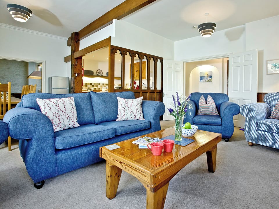Welcoming living area | Papermaker&rsquo;s Cottage - Tuckenhay Mill, Bow Creek, between Dartmouth and Totnes