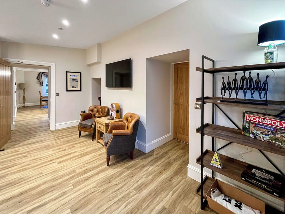 Open plan living space | Blairmains Farmhouse, Stirling