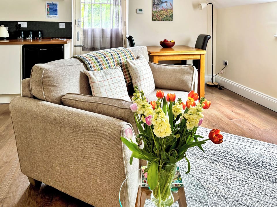 Living area | The Hayloft - Glanpwlldu Holidays, Boncath