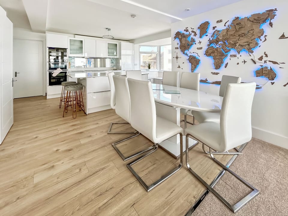 Open plan living space | The Beach House - Ocean Properties, Worthing
