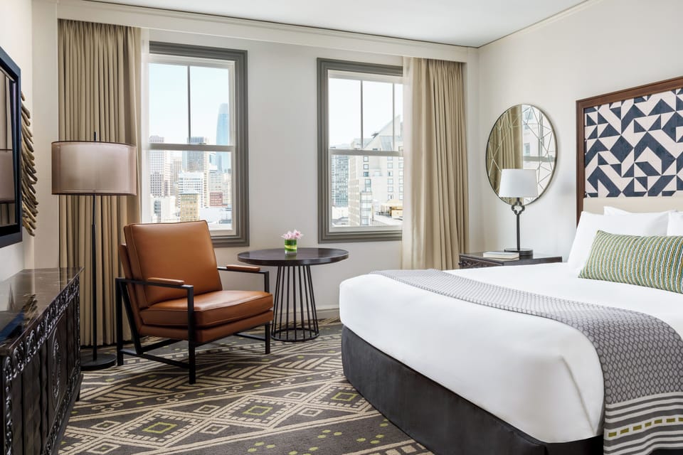Unit with 1 King size bed. Room views may vary based on location and availability