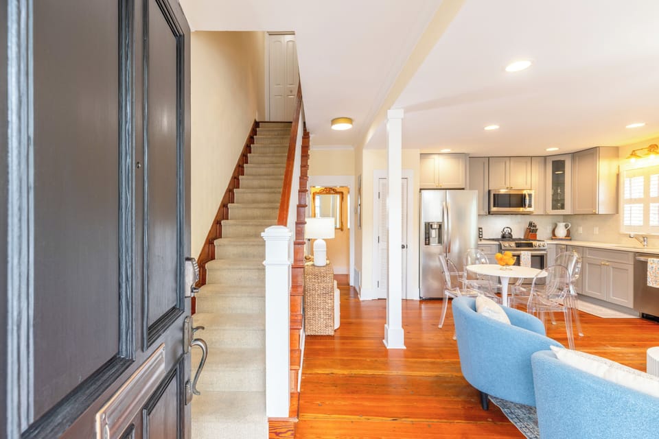 Gracious entry flowing seamlessly into the heart of the home.