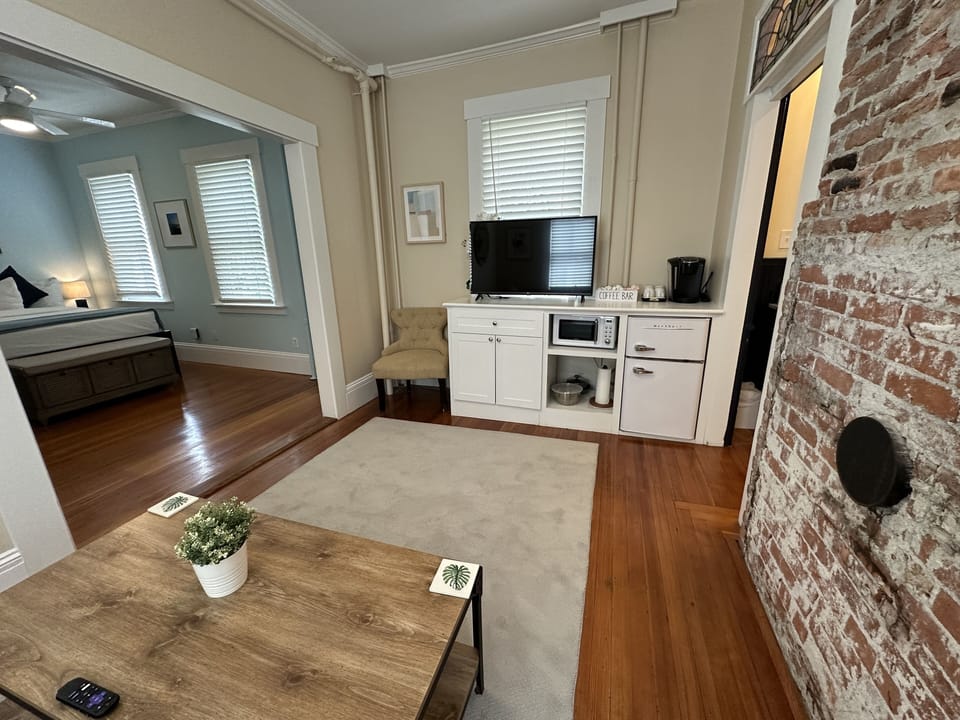Living Area & Coffee Station