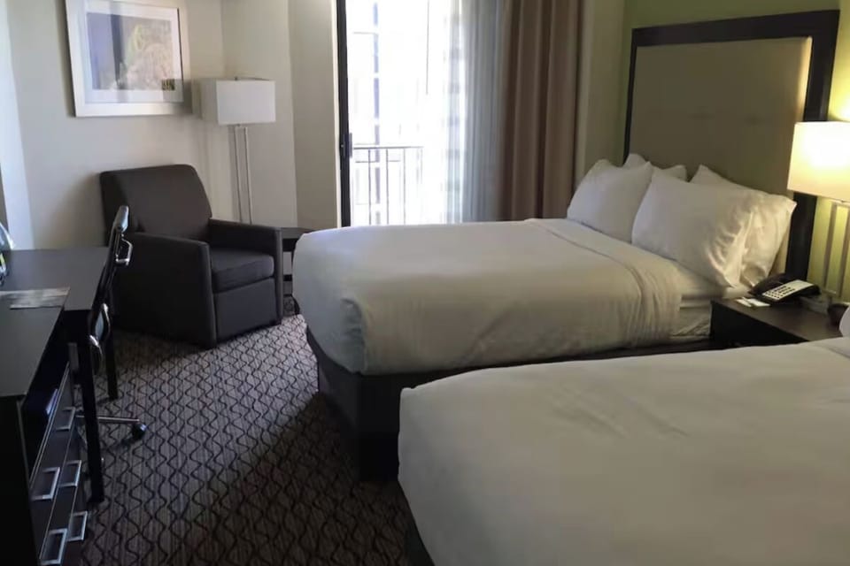 Bedroom. Interior and views may vary based on location and availability