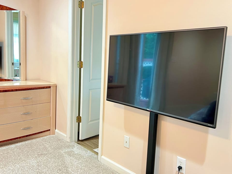Smart TV in bedroom
