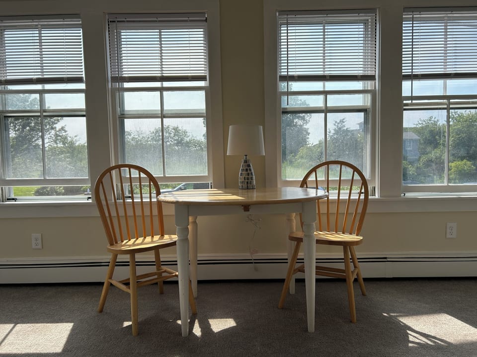 Upstairs (Unit 3 ) - Porch table 