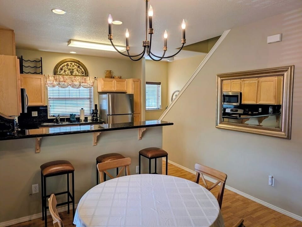 Note there are two sets of stairs in this home