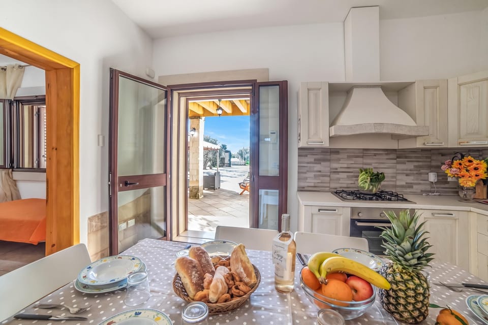Kitchen and dining area