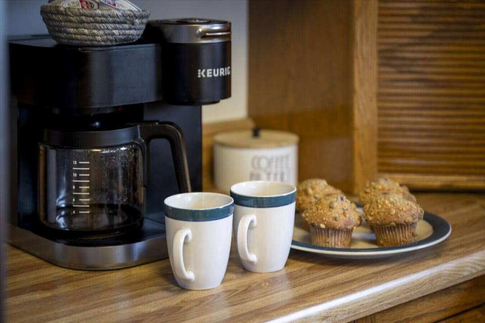 Complimentary coffee, of course