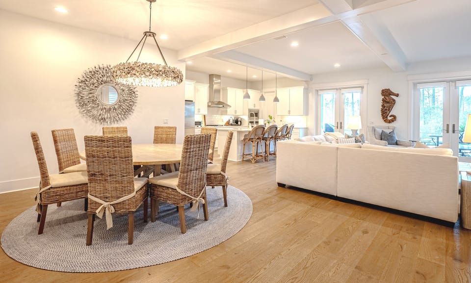 Open-concept living, dining & kitchen perfect for gathering