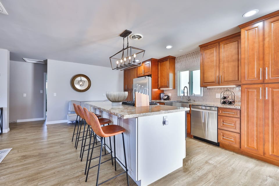 Kitchen fully equipped with everything you need to cook delicious meals