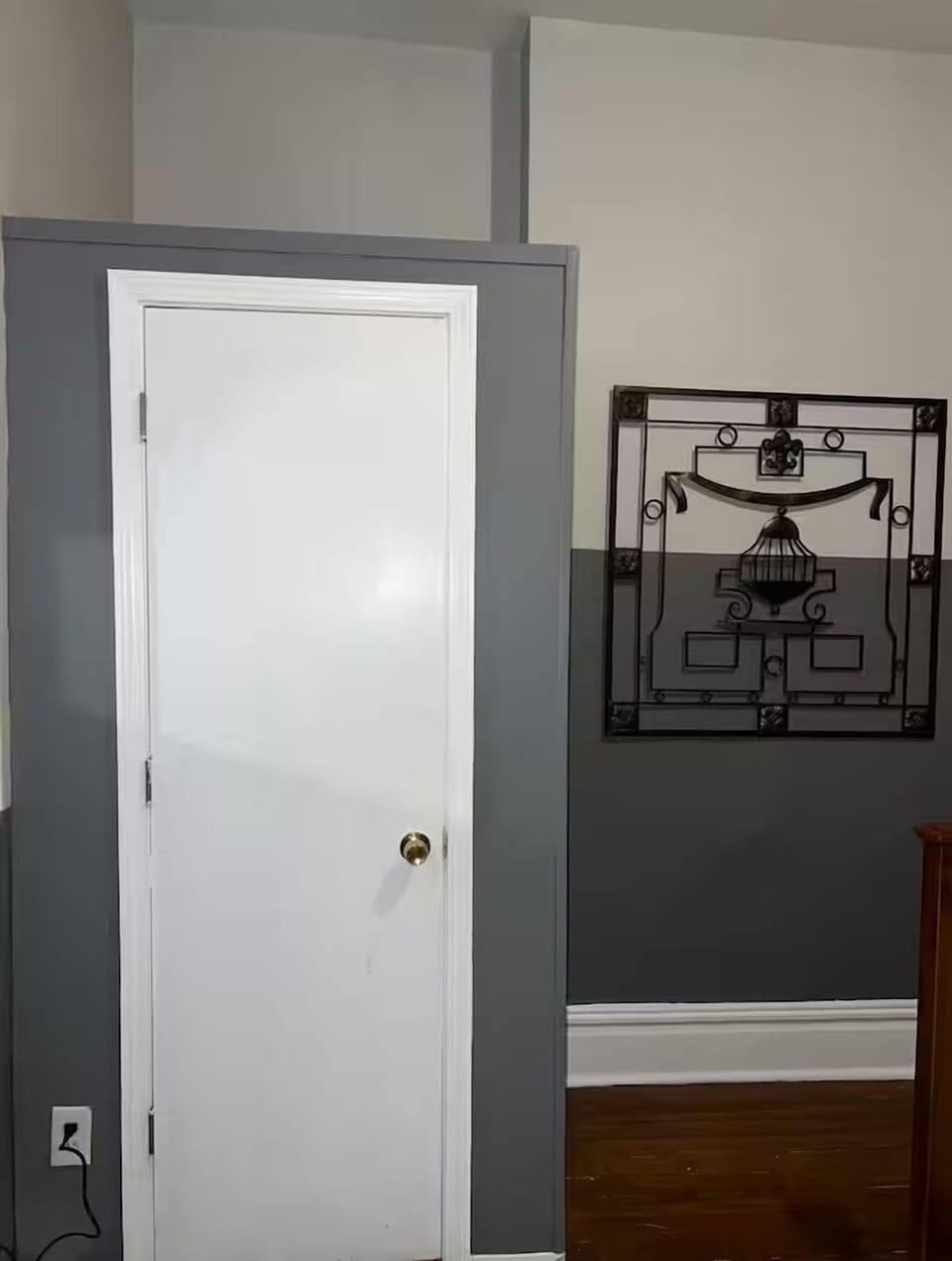 Closet in front bedroom.