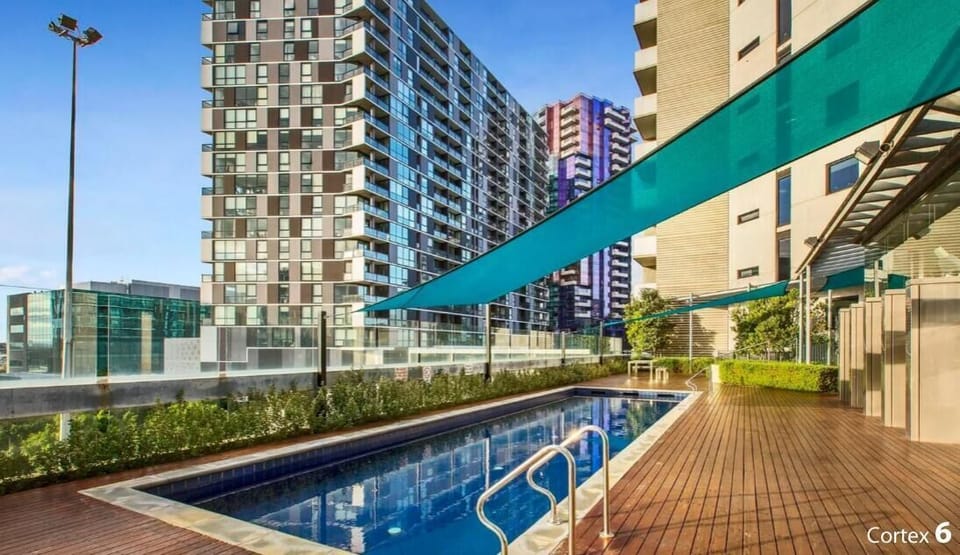 Common area heated pool on the 4th floor