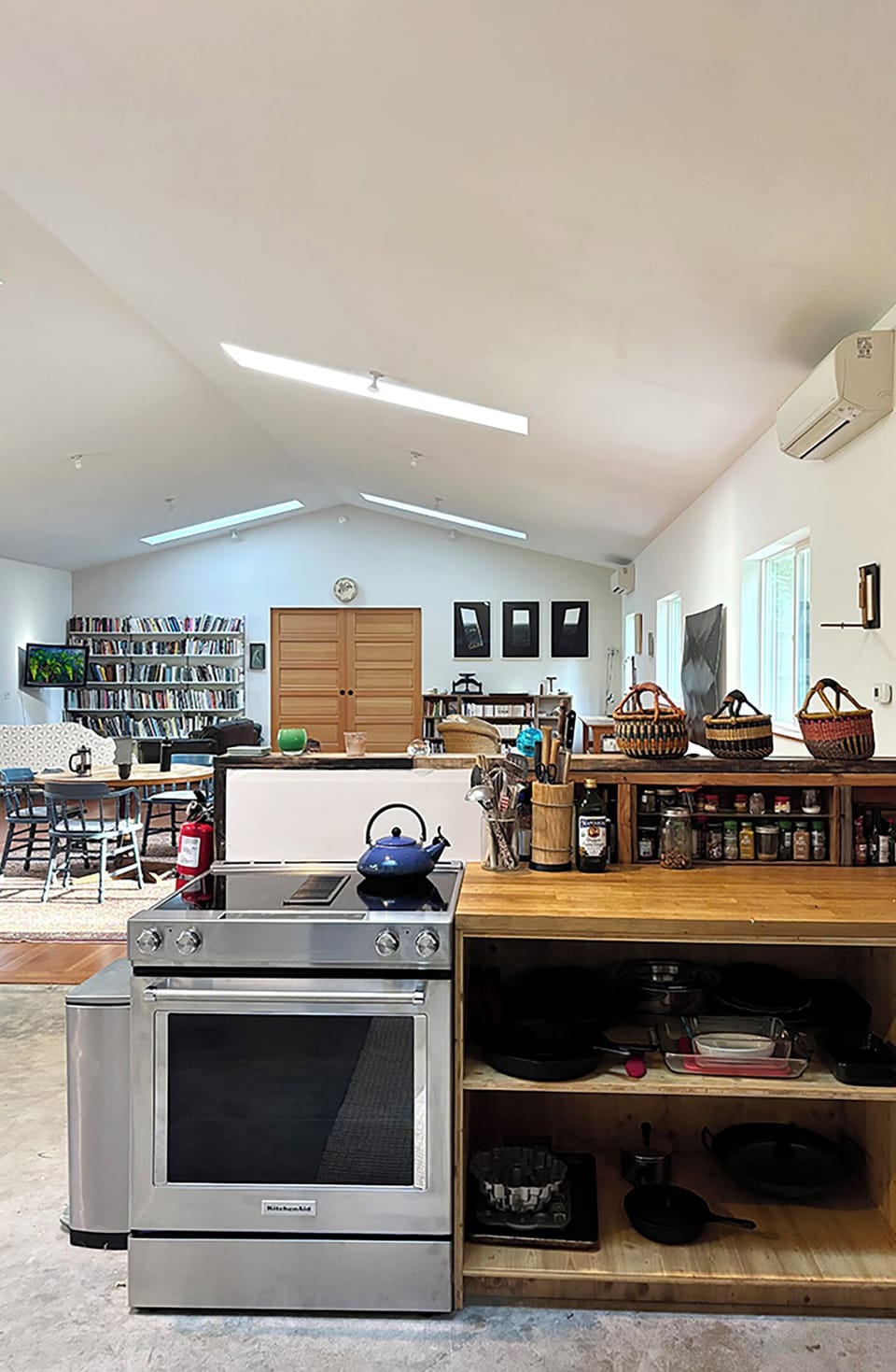 Cook a wonderful meal on our brand-new KitchenAid electric range with oven.