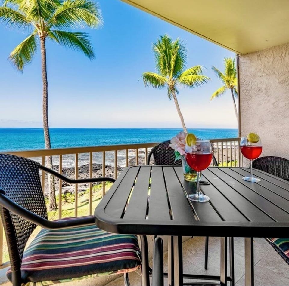 Unwind on the lanai with the sound of the waves just steps away.