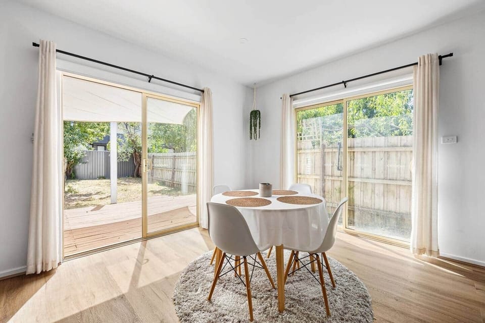 A comfortable dining area set up for shared meals and easy catch-ups.