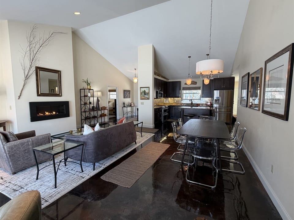 Living/Dining Area with Kitchen