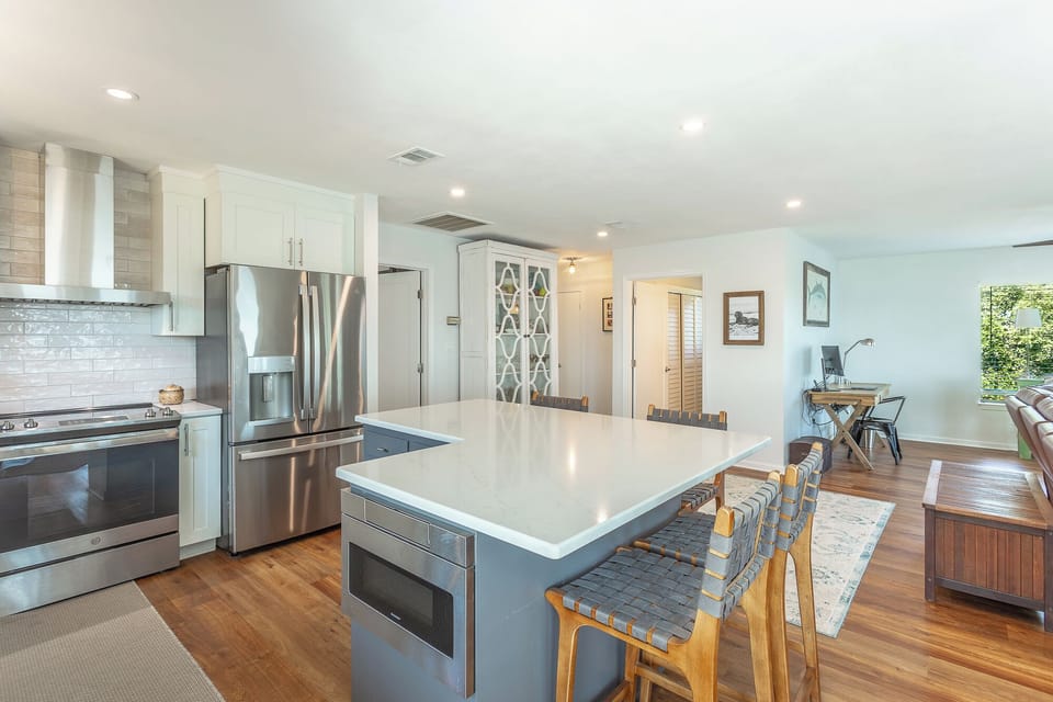Newly remodeled kitchen