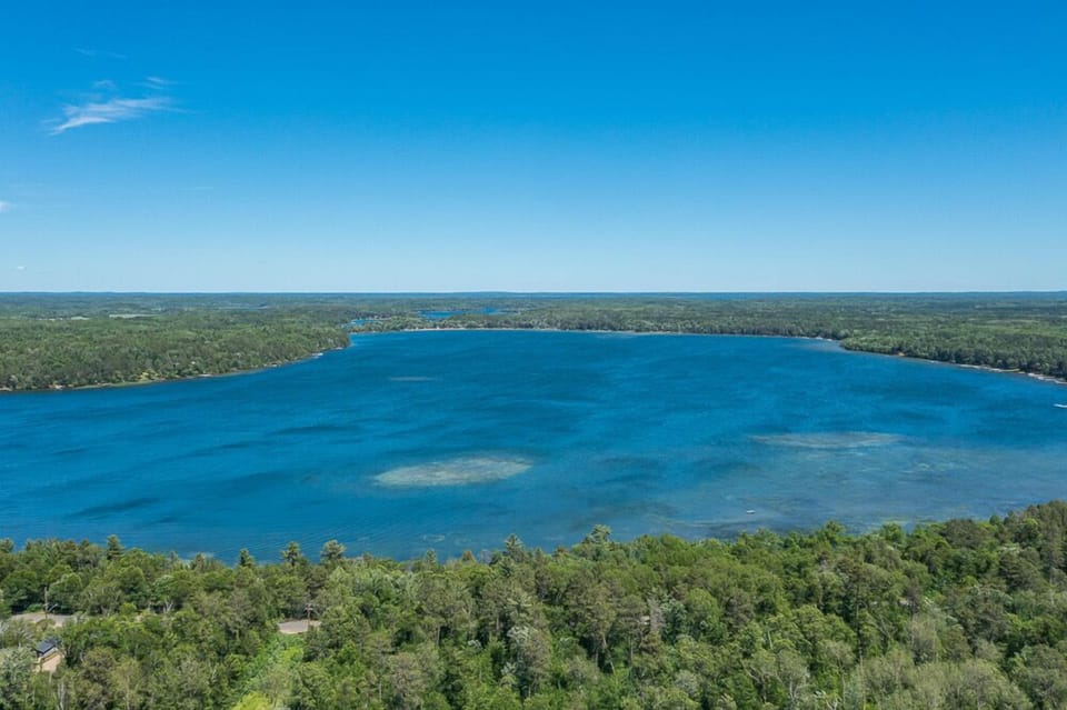 Aerial view of Lower Cullen Lake.