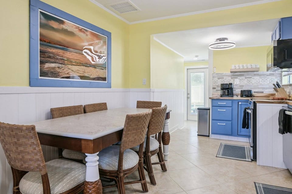 Dining area perfect for family meals or morning coffee