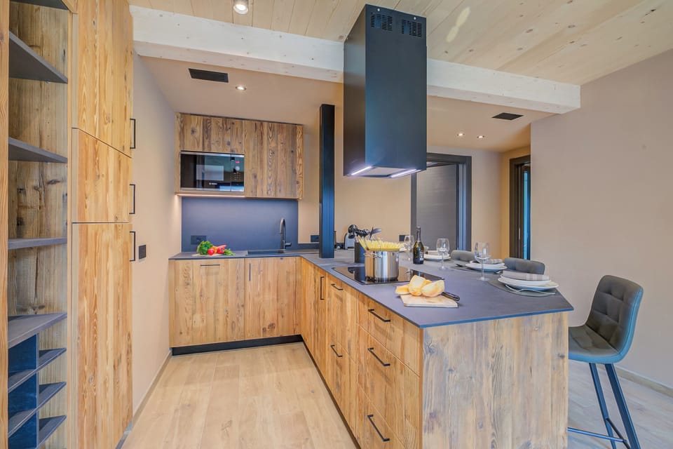 Kitchen and dining area