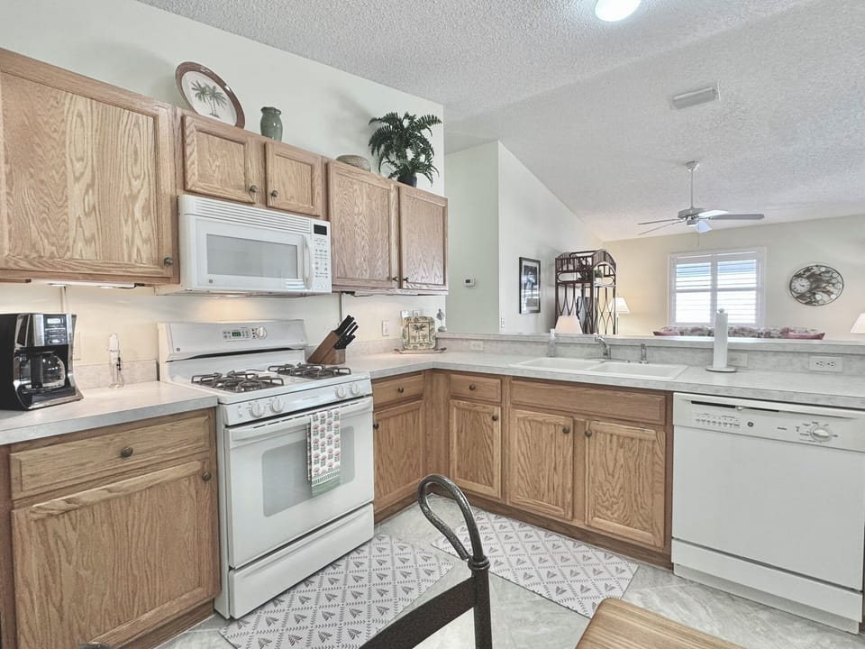 Fully Stocked Kitchen, Including Dish Washer