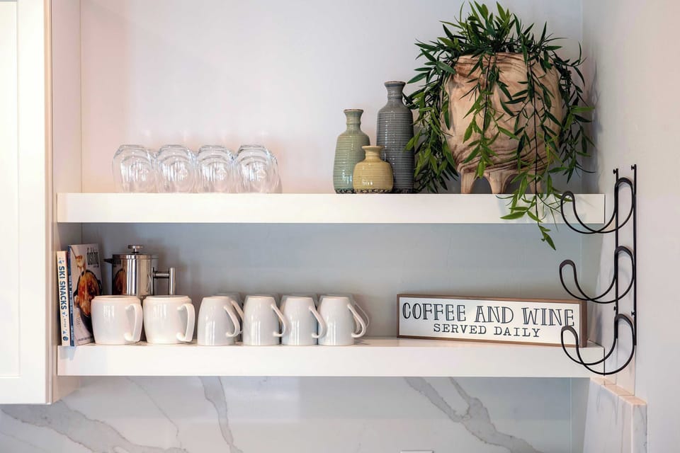 Start your day right with a dedicated coffee station and complimentary essentials.