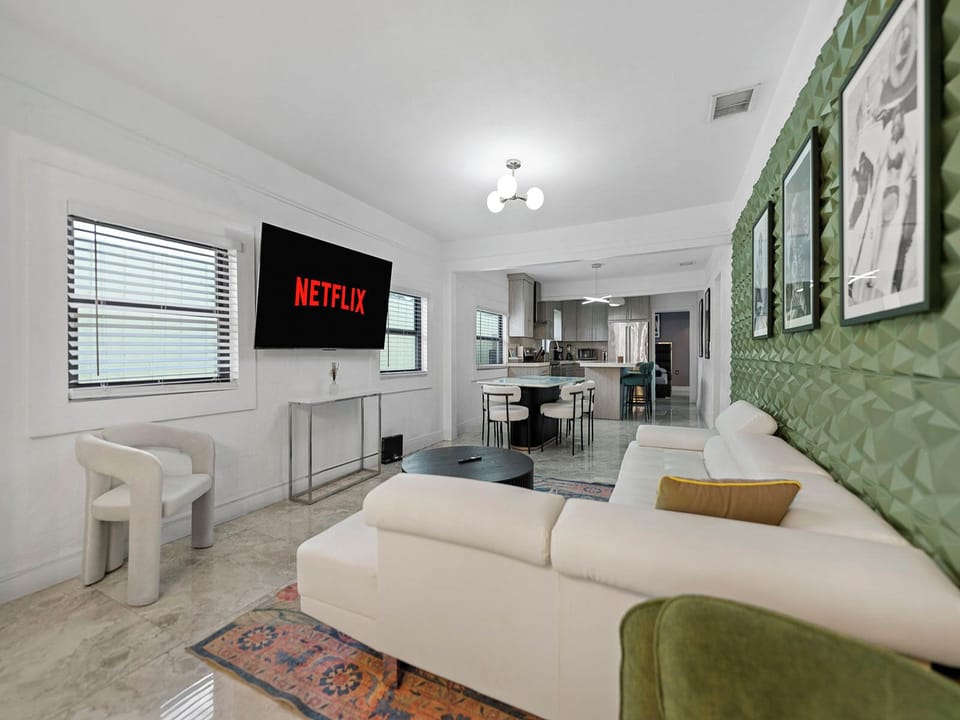 Cozy open-plan living area with plenty of room for everyone