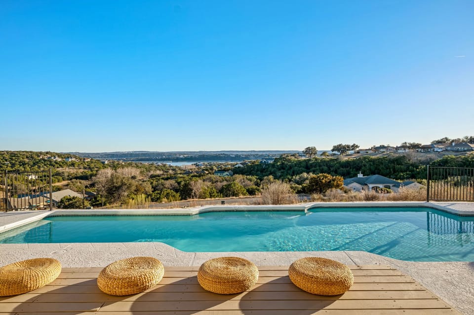 Step outside to enjoy your private pool and hot tub, gather around the gas firepit, or fire up the propane grill for an alfresco meal.