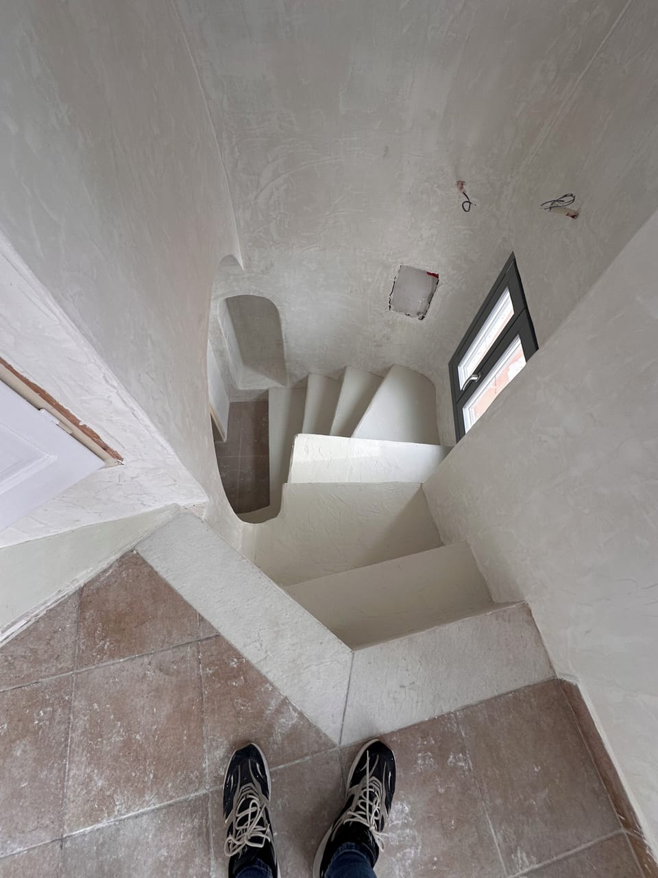 Steps to the bathroom