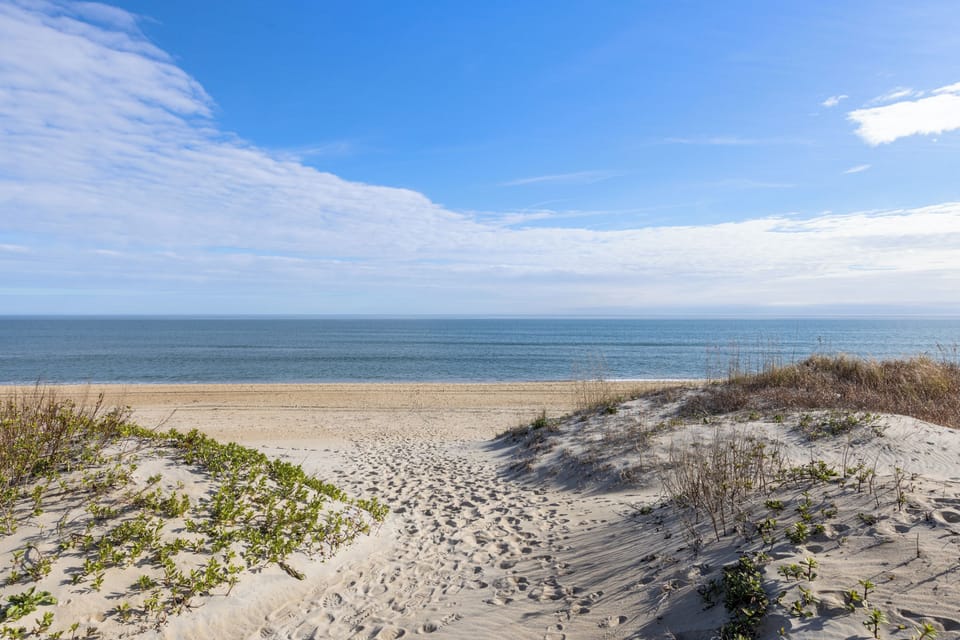 Beach access is located directly ACROSS the street along our community. 