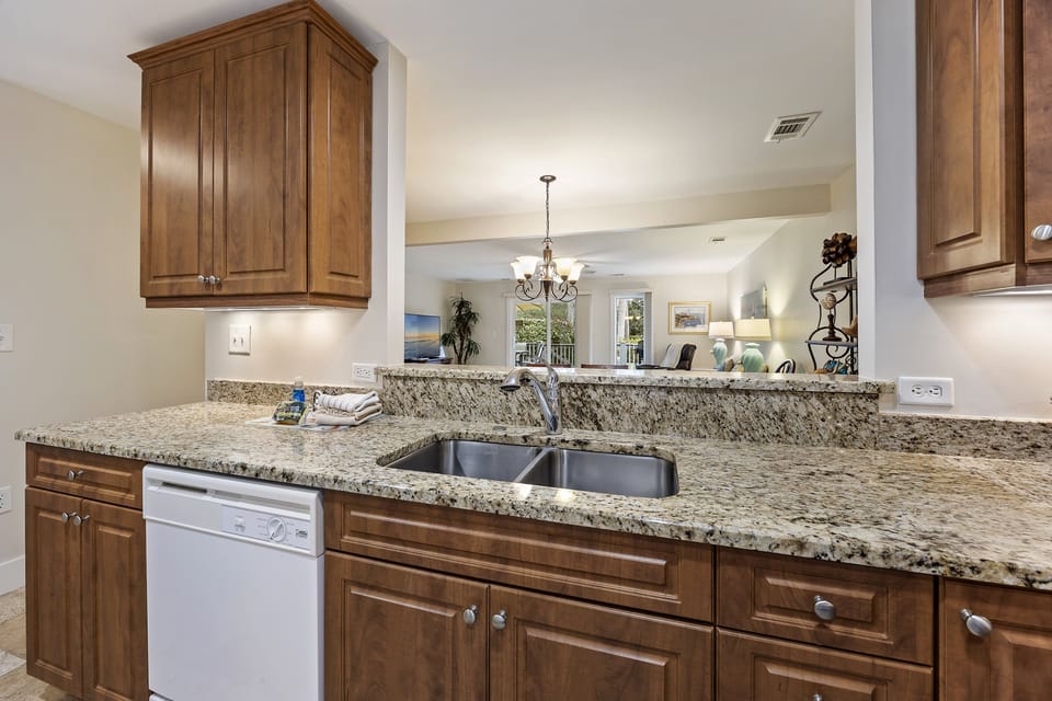 Enough counter space to make as many meals as you'd like during your stay!