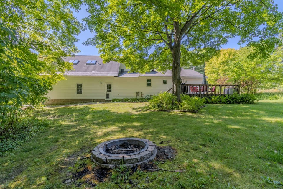 Exterior - Back Yard with Firepit