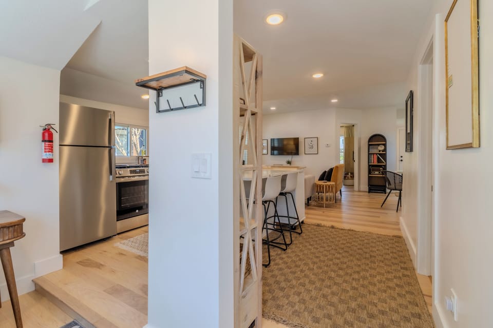 Entry - View from just inside the home's rear entry