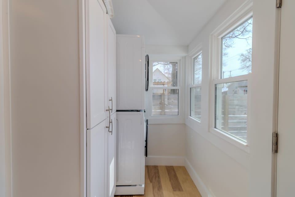 Entry & Laundry - View from the rear entry door