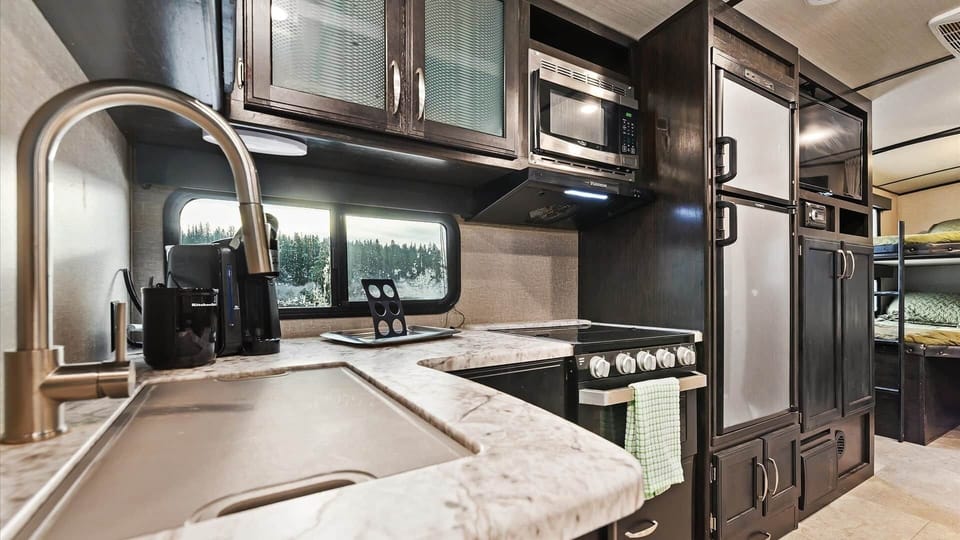 30' Camper Kitchen View