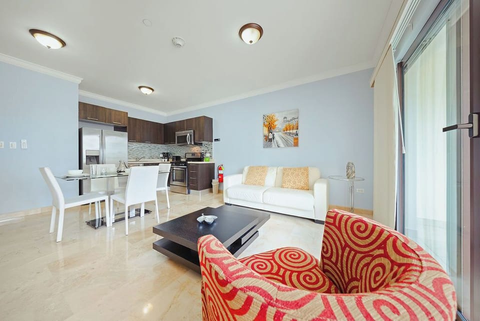Open, light-filled living space perfect for lounging, reading, or socializing.