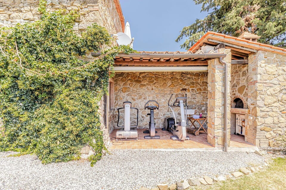 Wall, Door, Flagstone, Brick, Garden, Shade, Hacienda, Stone Wall, Backyard, Estate