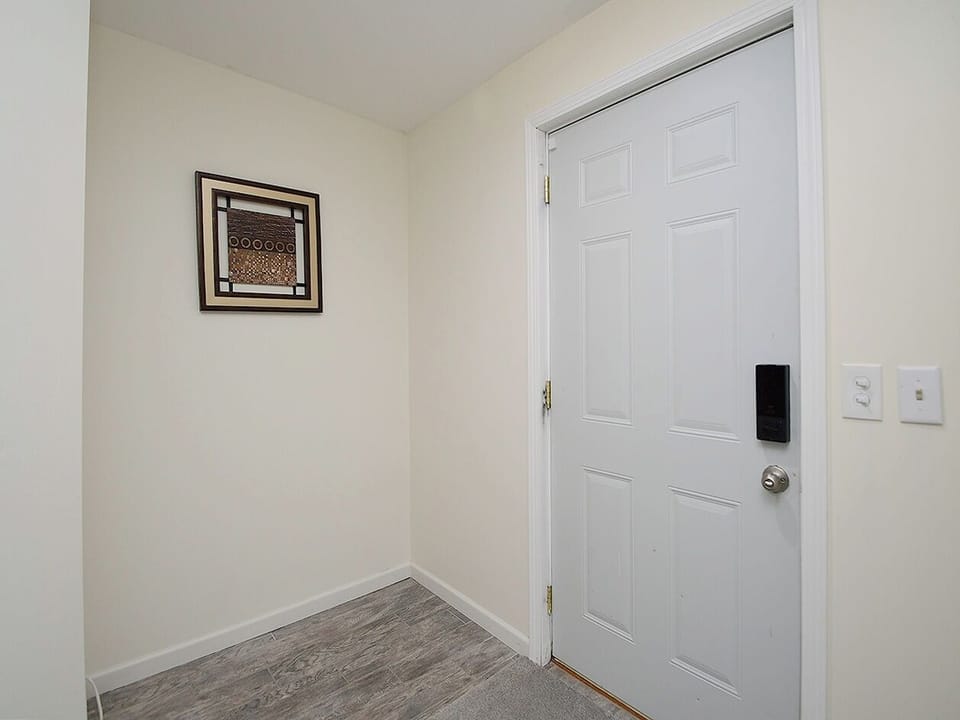 Step-free entrance door - interior (lower level of the house)