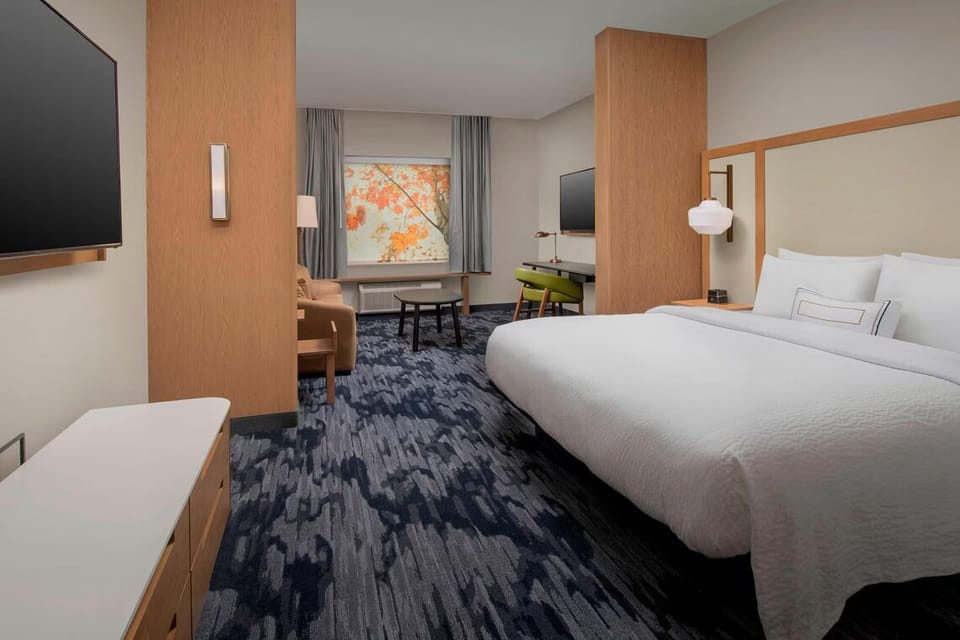 Settle into airy space designed for relaxing after adventures.