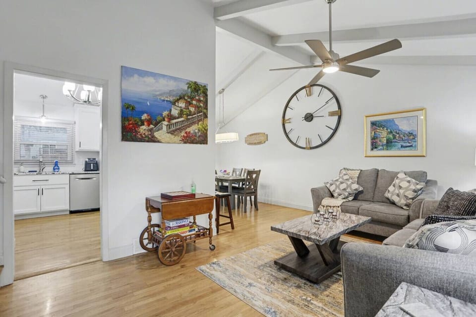 Open-concept view connecting living, dining, and kitchen spaces — designed for easy conversation and entertaining.