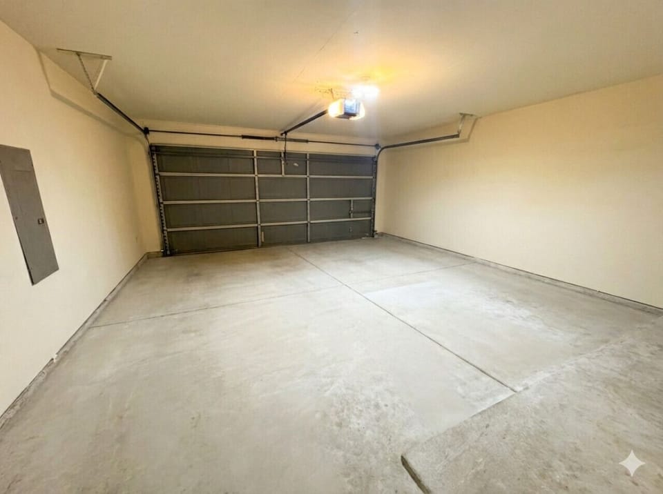 Garage with space for two cars