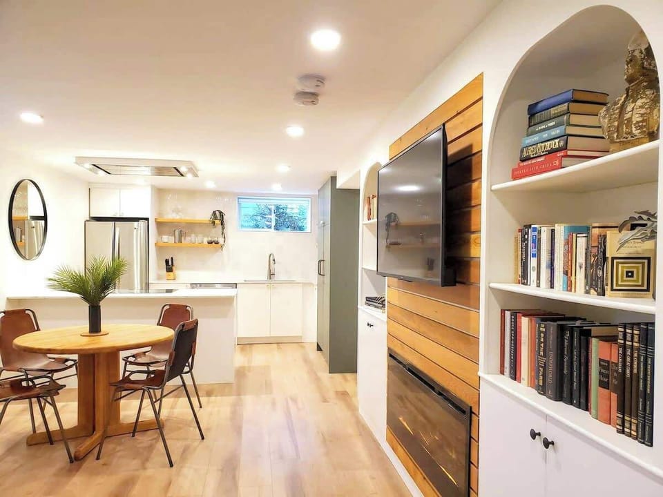 Brand new luxury suite. Open concept, west coast design with character in every touch