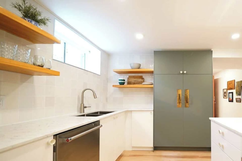 Your kitchen is quite large and fully equipped