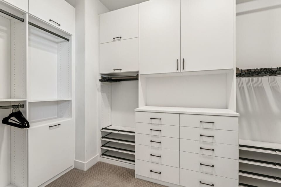 Large closet and storage space.