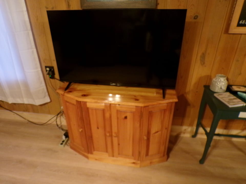 50" Roku TV with YouTubeTV subscription provides live and on demand network TV.