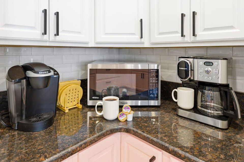 From coffee-fueled mornings to late-night bites, our kitchen has you covered.